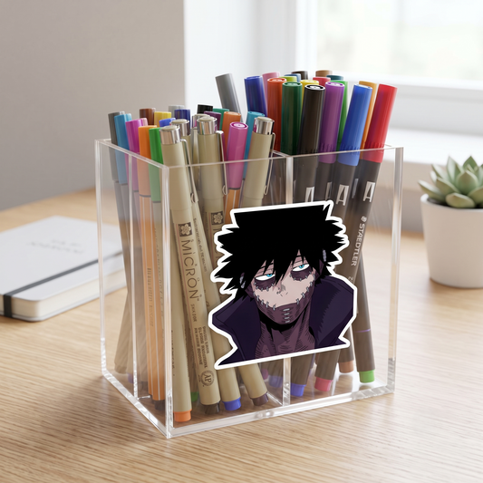 Dabi Anime Vinyl Sticker lifestyle photo Devbu Store