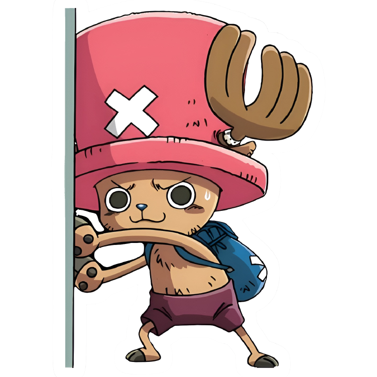 Chopper Anime Vinyl Sticker
