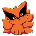 Kurama Nine Tails Anime Vinyl Sticker