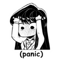 Komi Panic Meme Anime Vinyl Sticker