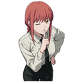 Makima Anime Vinyl Sticker