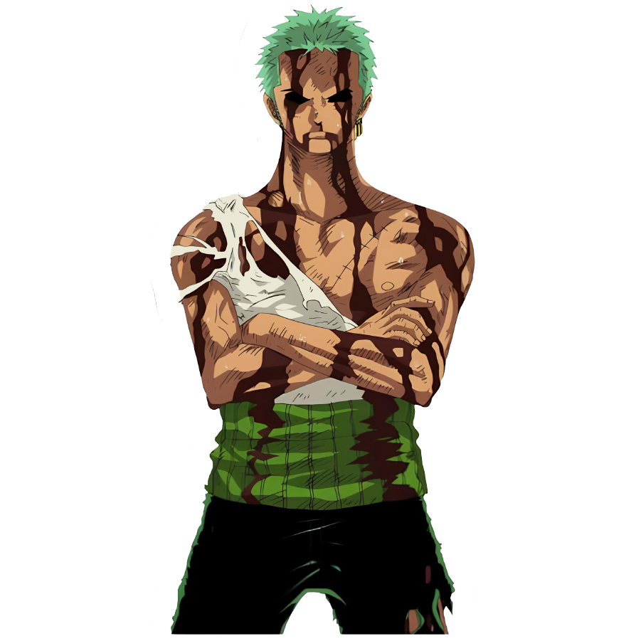 Zoro Anime Vinyl Sticker
