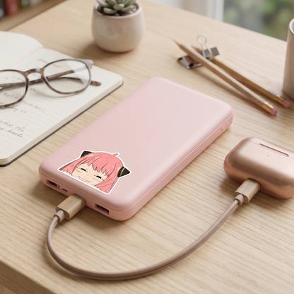 Anya Forger Anime Vinyl Sticker lifestyle photo Devbu Store