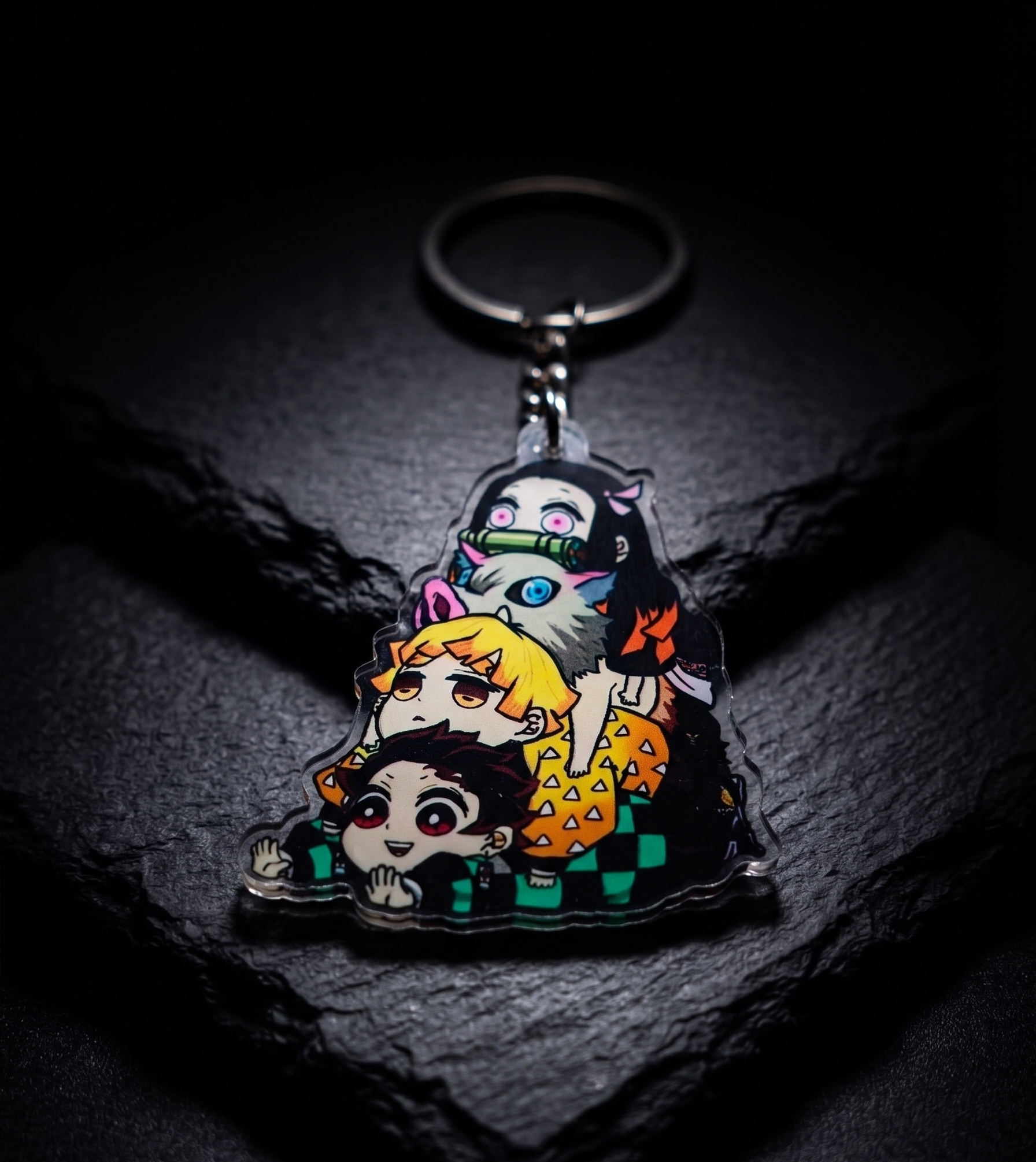 Demon Slayer Chibi Squad Acrylic Keychain