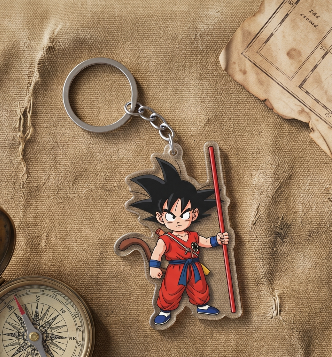 Goku keychain
