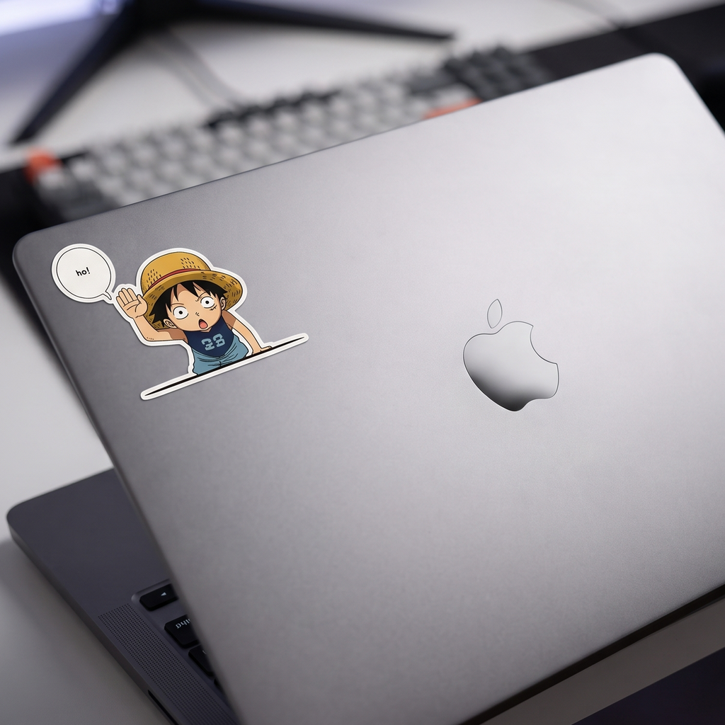 Young Luffy Anime Vinyl Sticker