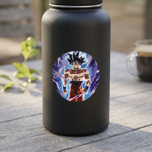 Goku Dragon Ball Anime Vinyl Sticker lifestyle photo Devbu Store