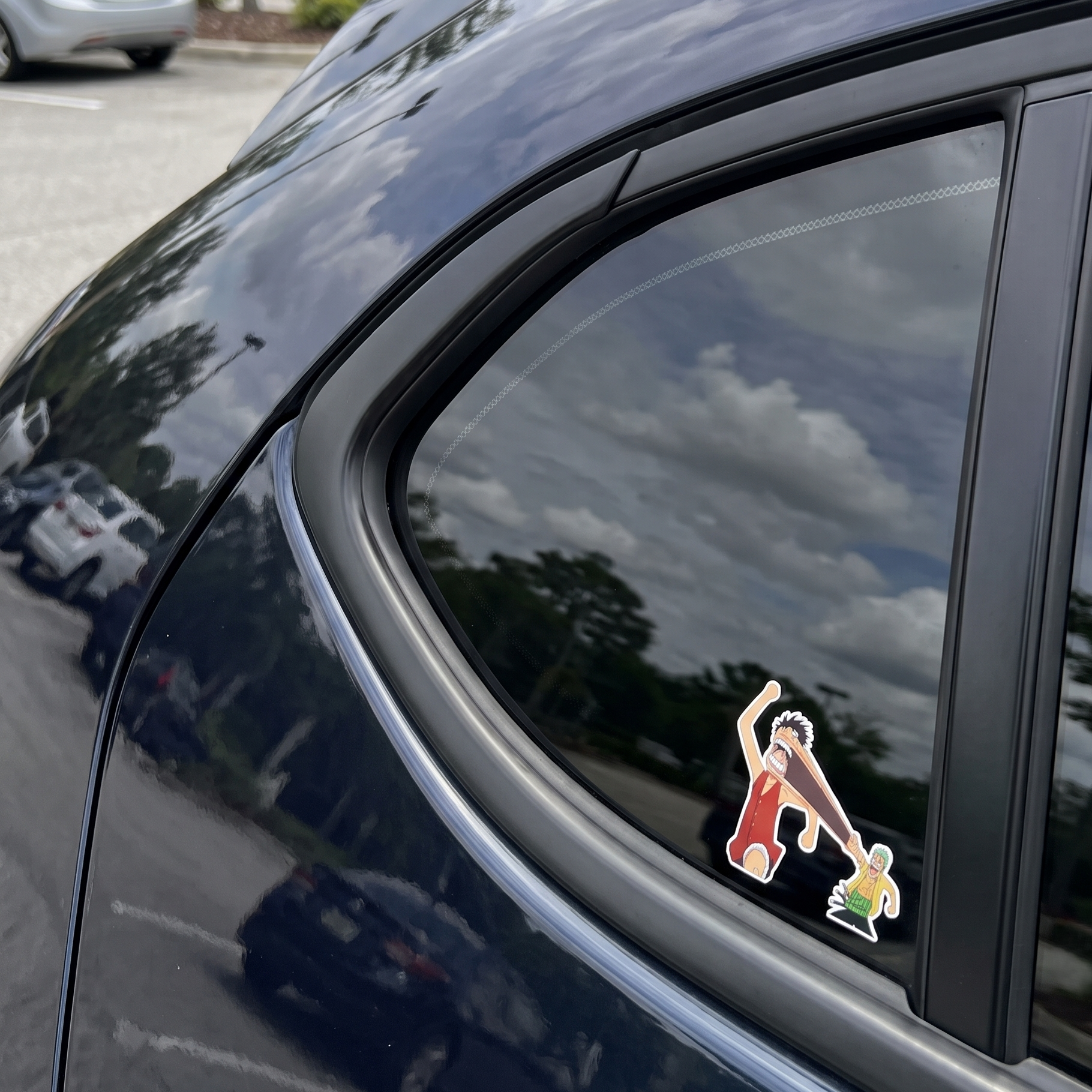 Luffy Gear Punch Zoro Anime Vinyl Sticker