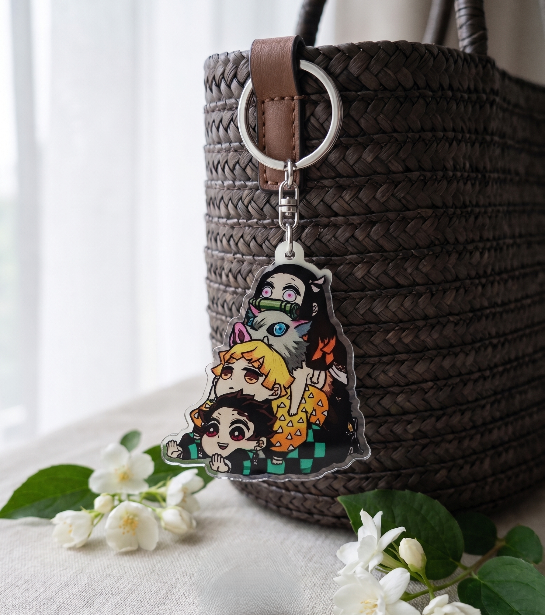 Demon Slayer Chibi Squad Acrylic Keychain