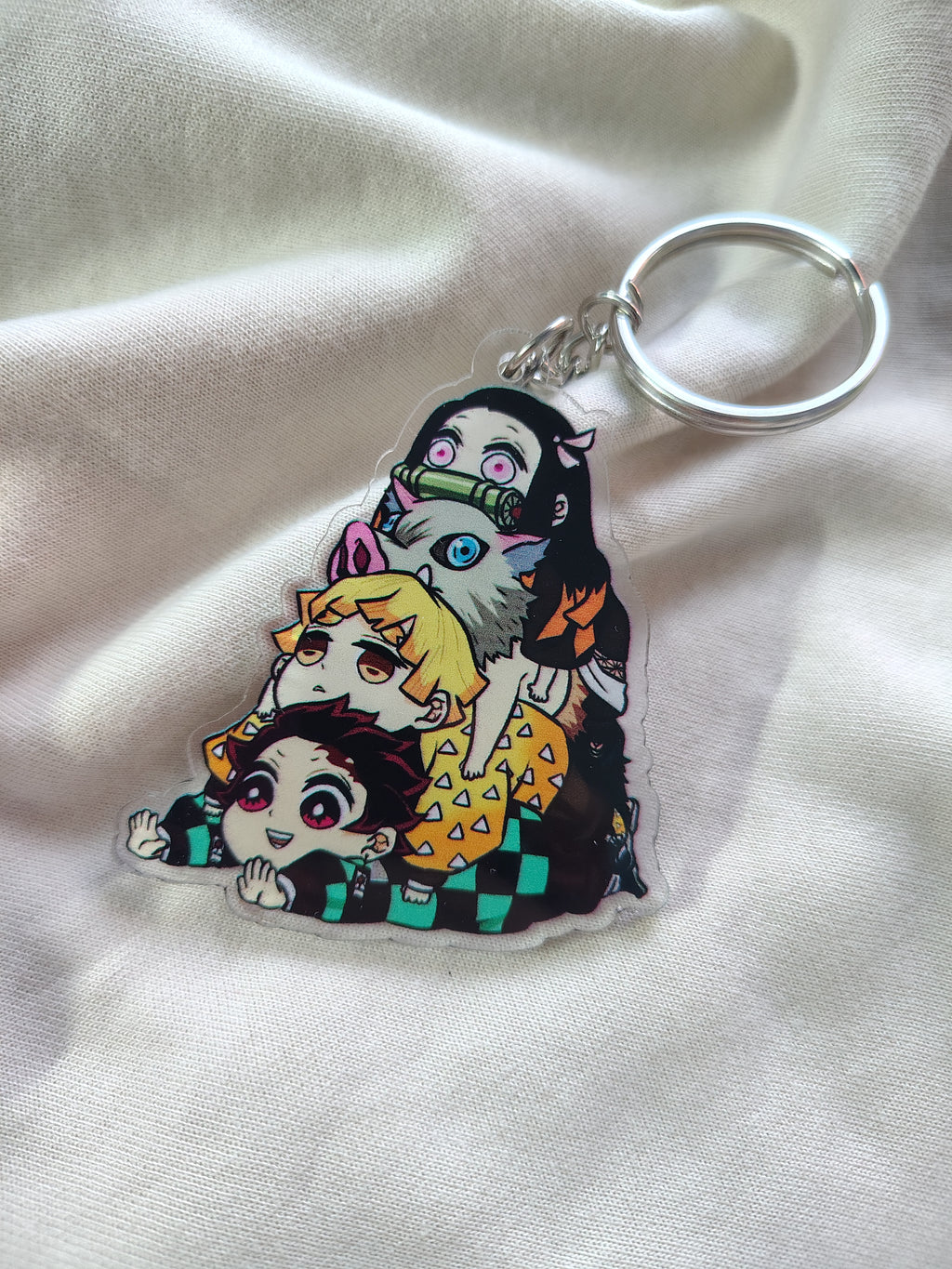Demon Slayer Chibi Squad Acrylic Keychain