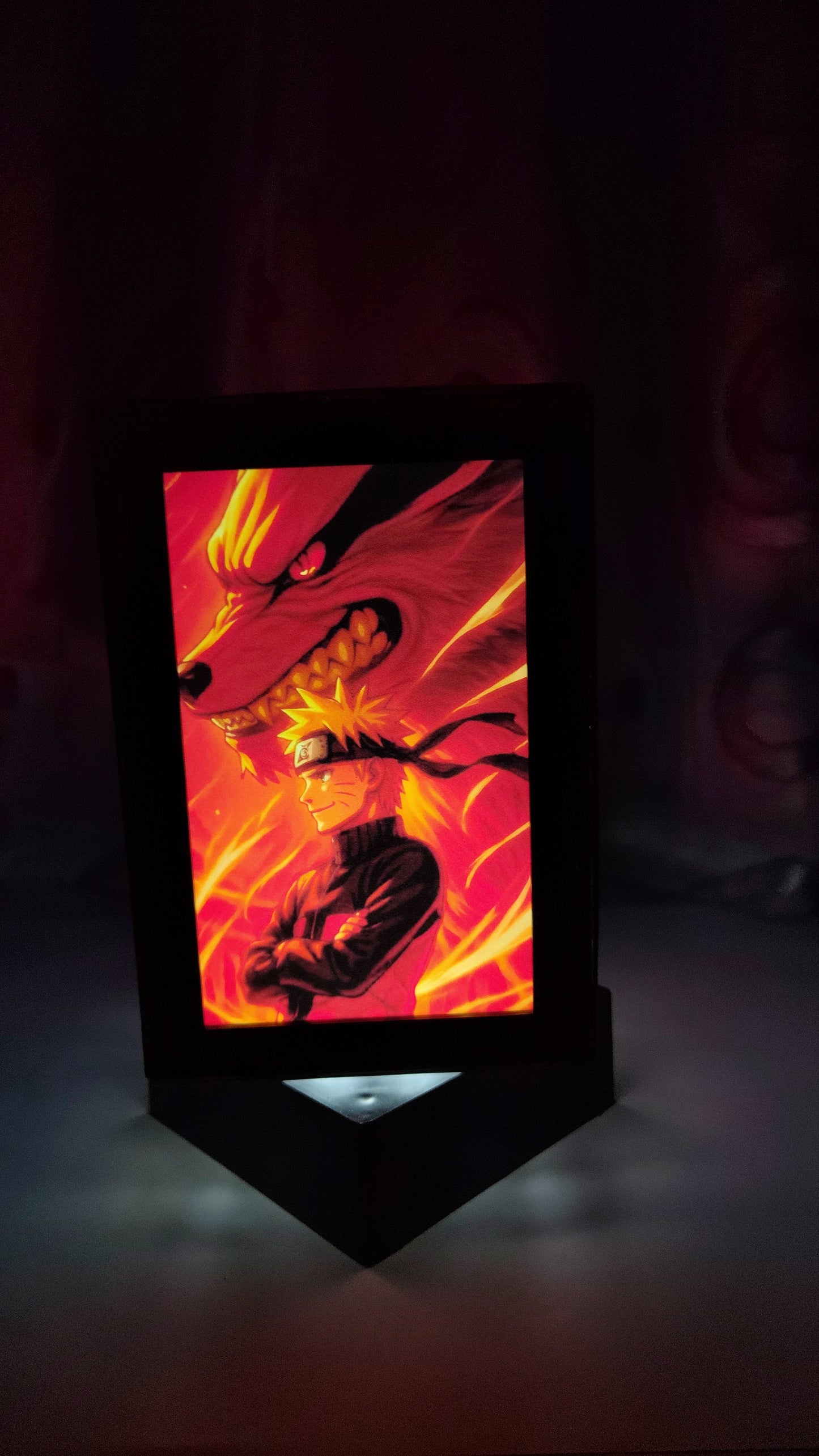 Naruto LED Rotating Lamp