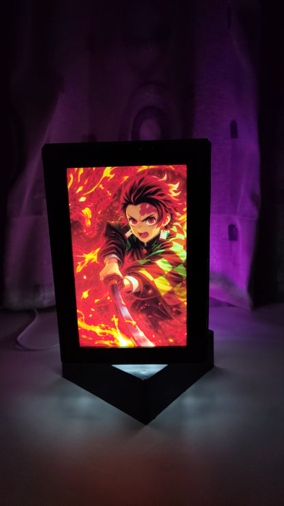 Demon Slayer LED Rotating Lamp