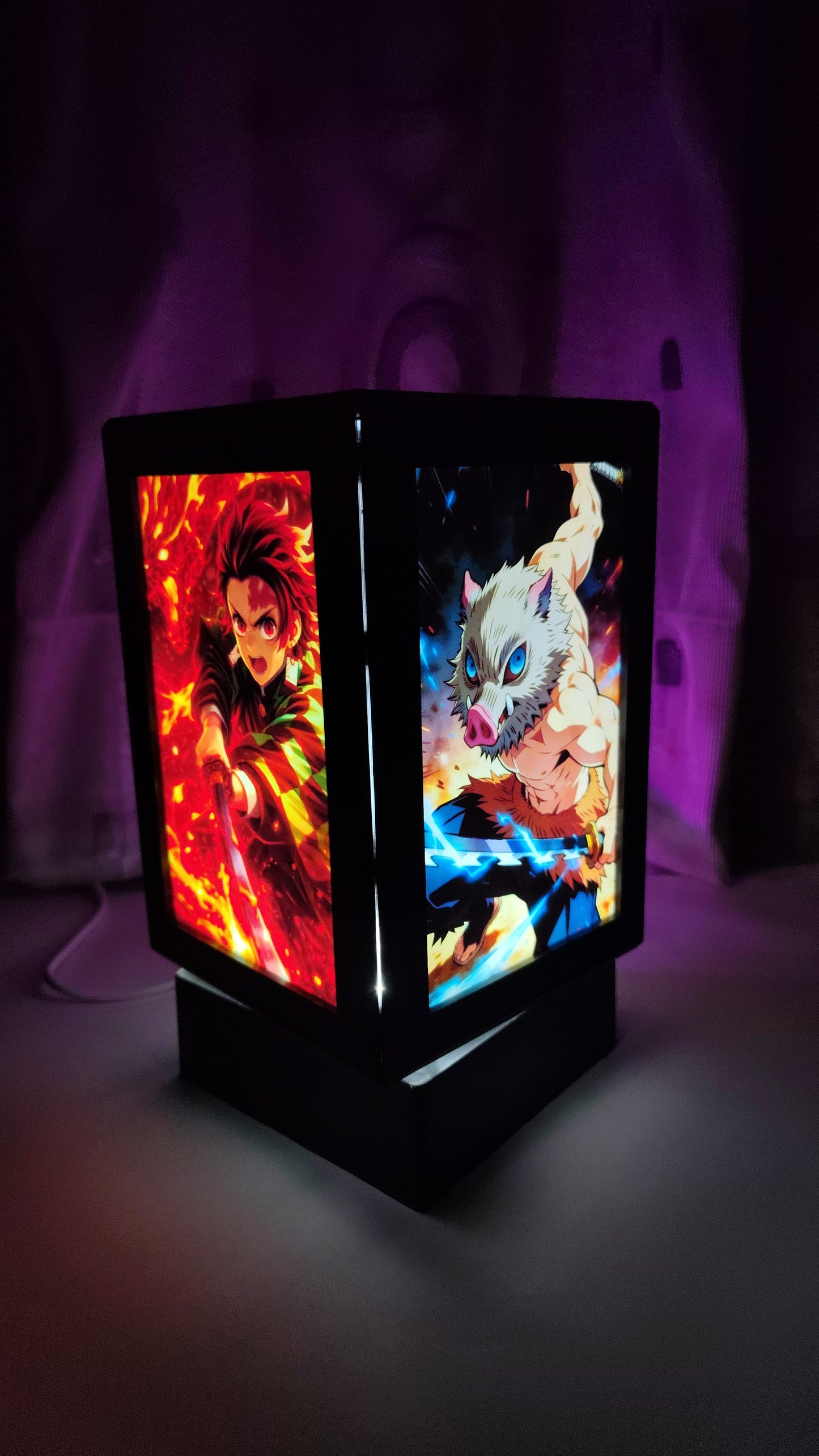Demon Slayer LED Rotating Lamp