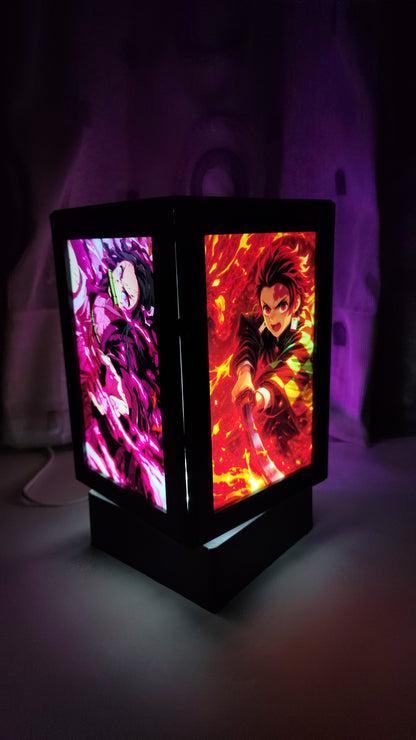 Demon Slayer LED Rotating Lamp