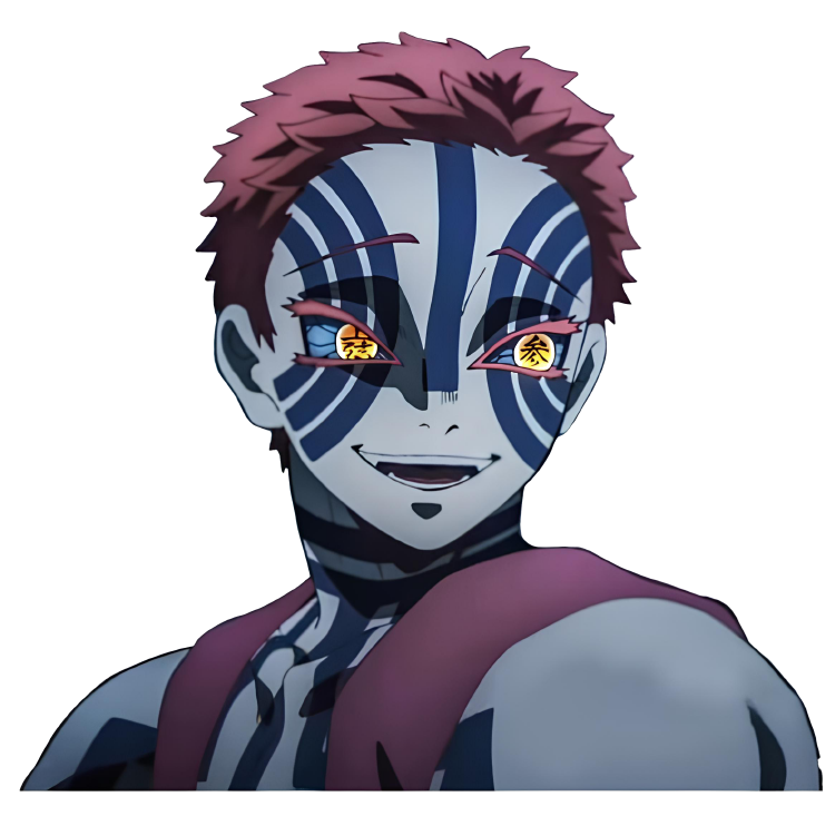 Akaza Anime Vinyl Sticker