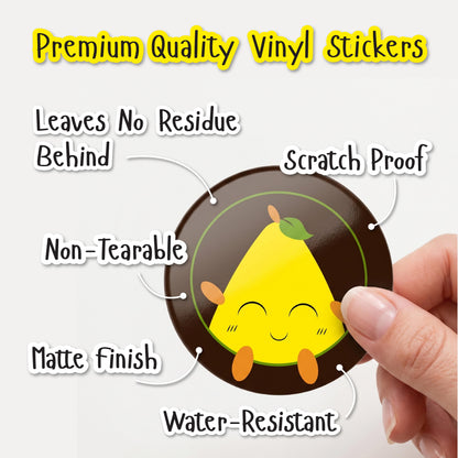 Devbu Store premium vinyl sticker features waterproof scratch proof non tearable matte finish