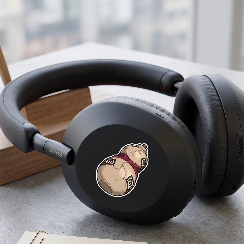 Gaara Sand Gourd Anime Vinyl Sticker