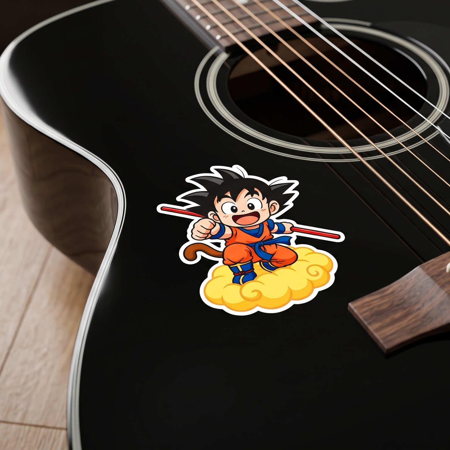 Kid Goku Nimbus Anime Vinyl Sticker