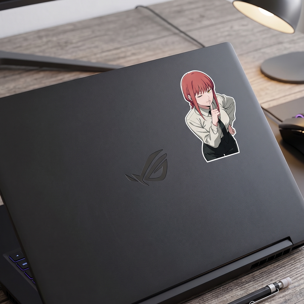 Makima Anime Vinyl Sticker