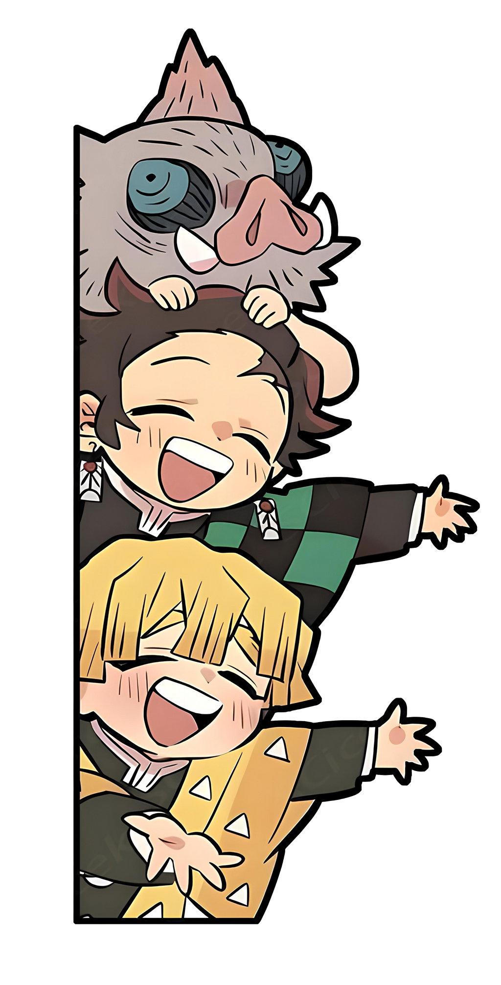 Demon Slayer Peeker Anime Vinyl Sticker