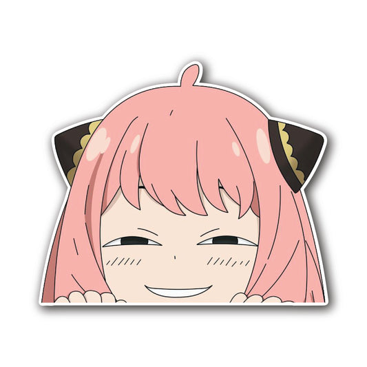 Anya Forger Anime Vinyl Sticker front view Devbu Store
