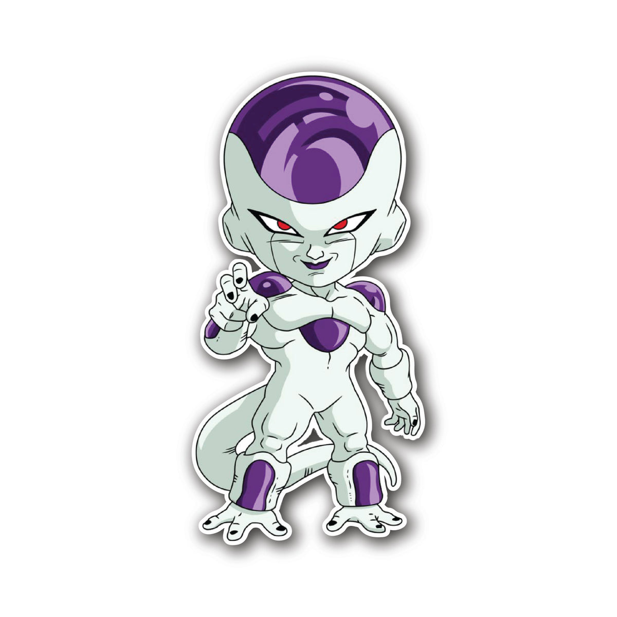 Frieza Anime Vinyl Sticker front view Devbu Store