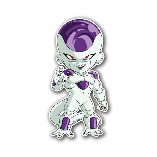 Frieza Anime Vinyl Sticker front view Devbu Store